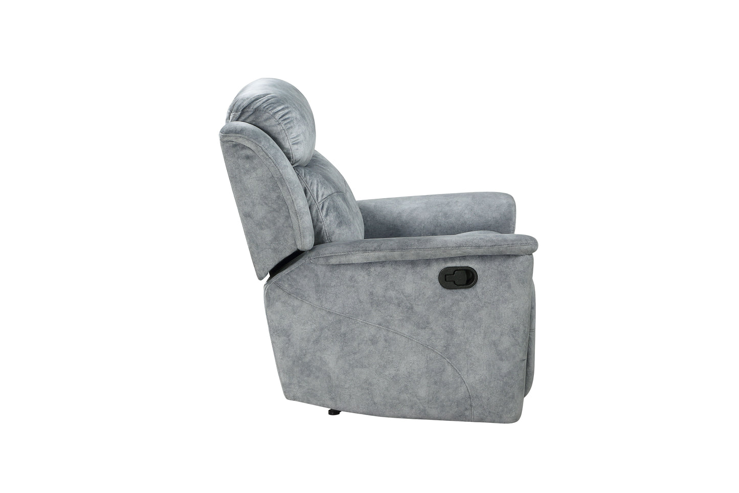 Mariana - Manual Recliner Sofa - Silver Gray