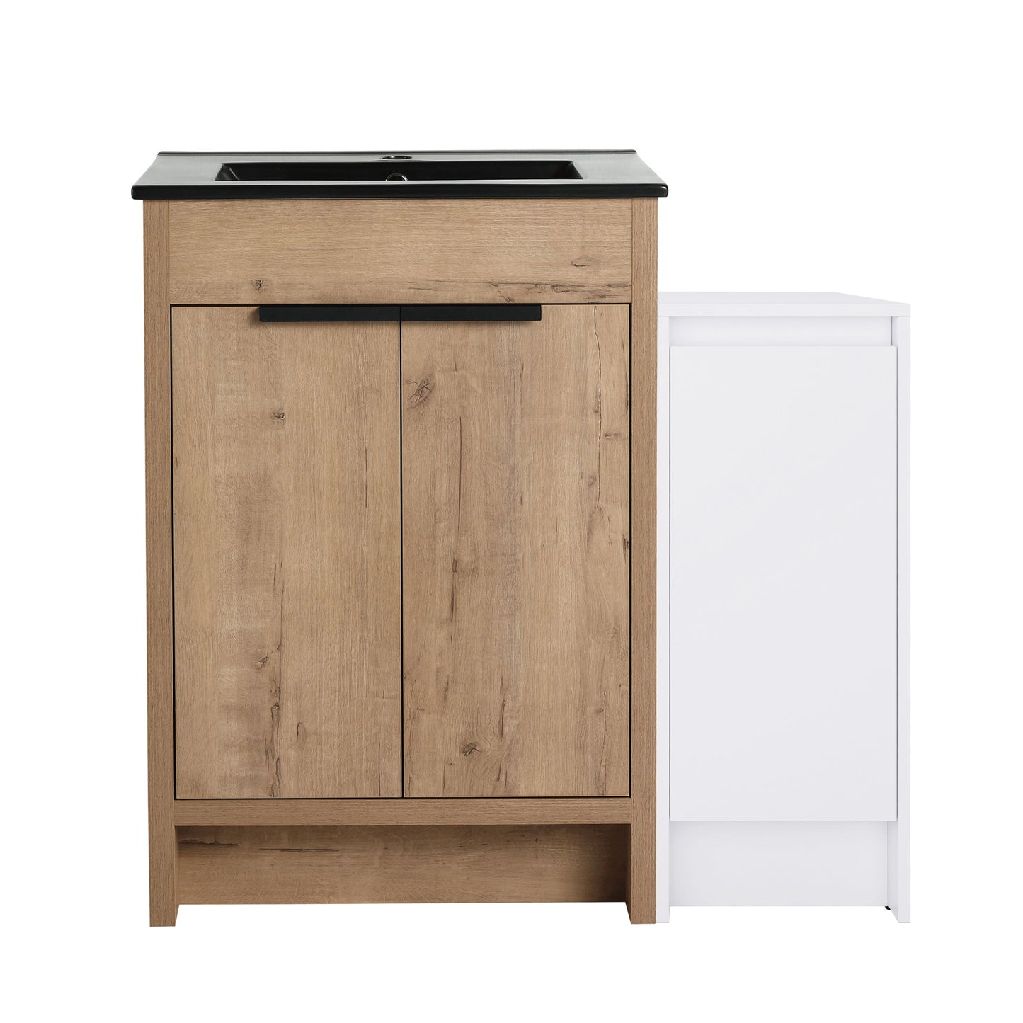 Freestanding Bathroom Vanity & Sink And Storage Cabinets, Soft Closing Doors