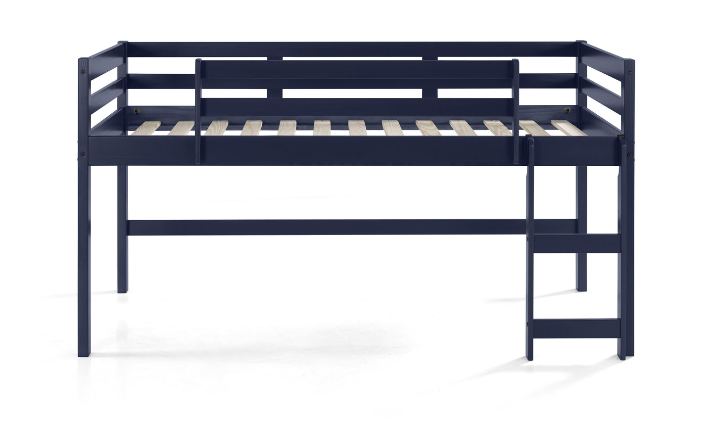 Lara - Twin Loft Bed - Navy Blue