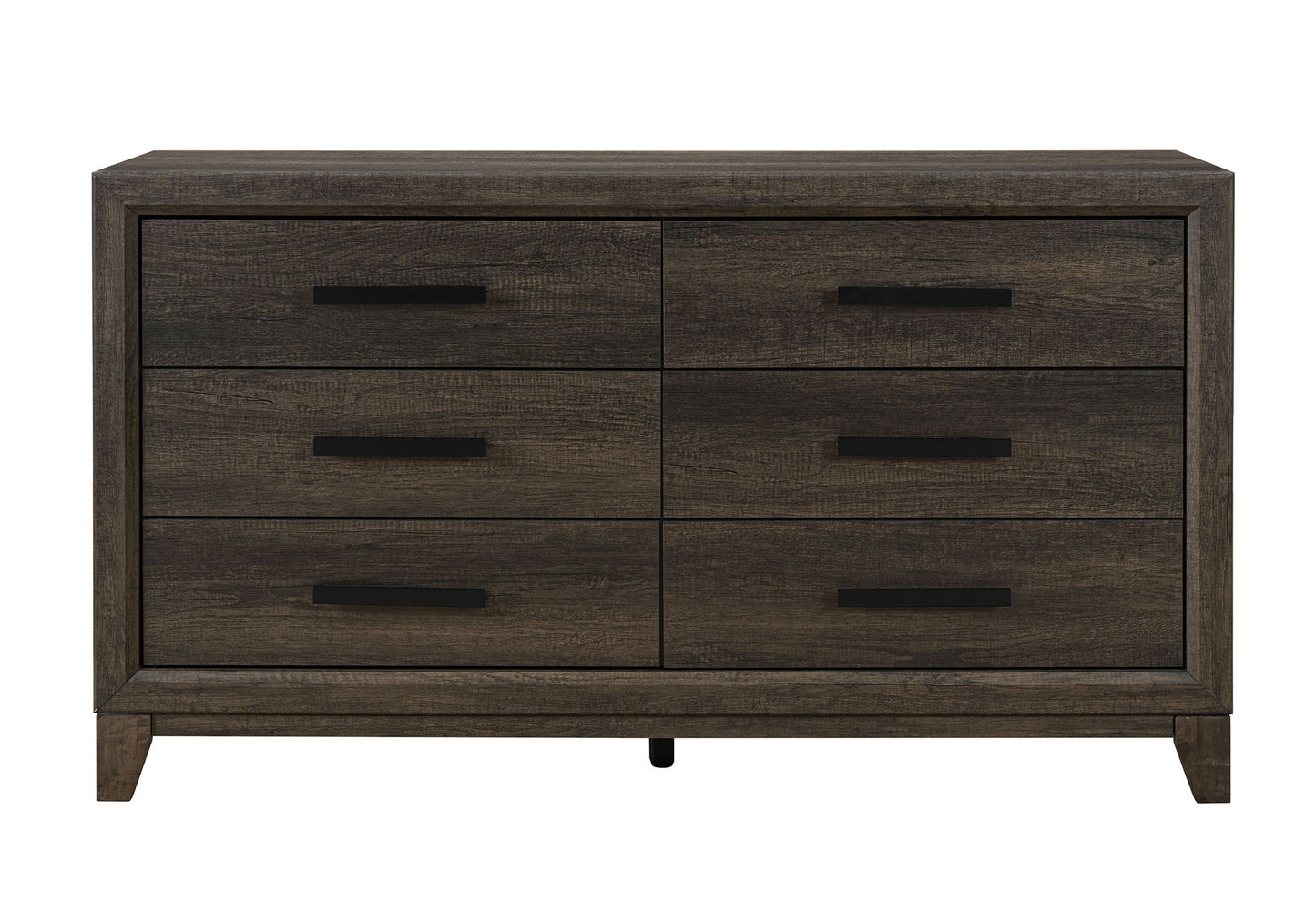 Harmony - 5 Piece Twin Bedroom Set (Bed, Dresser & Mirror, Nightstand, Chest) - Dark Brown