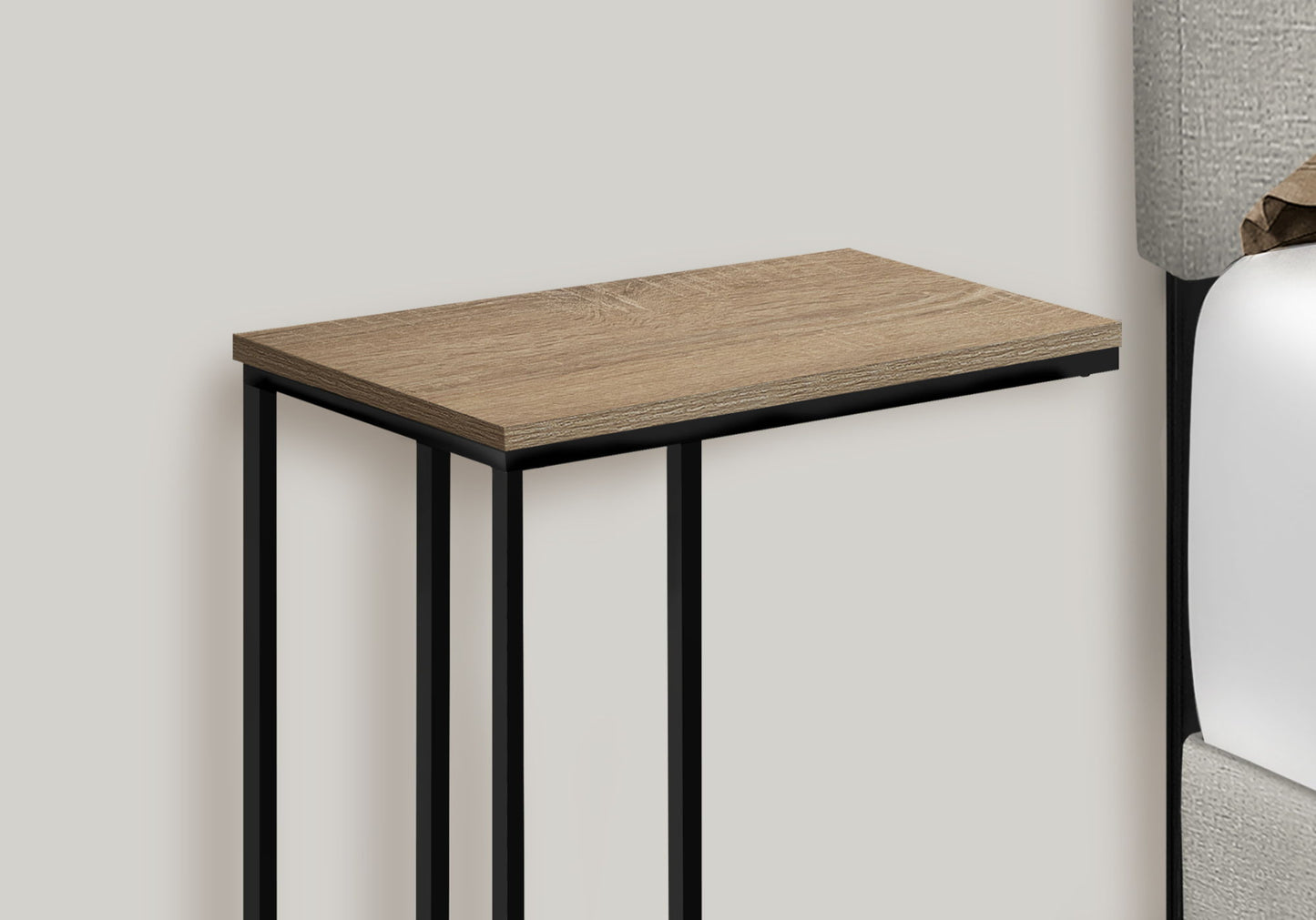 Accent Table, C - Shaped, Space-Saving Functionality