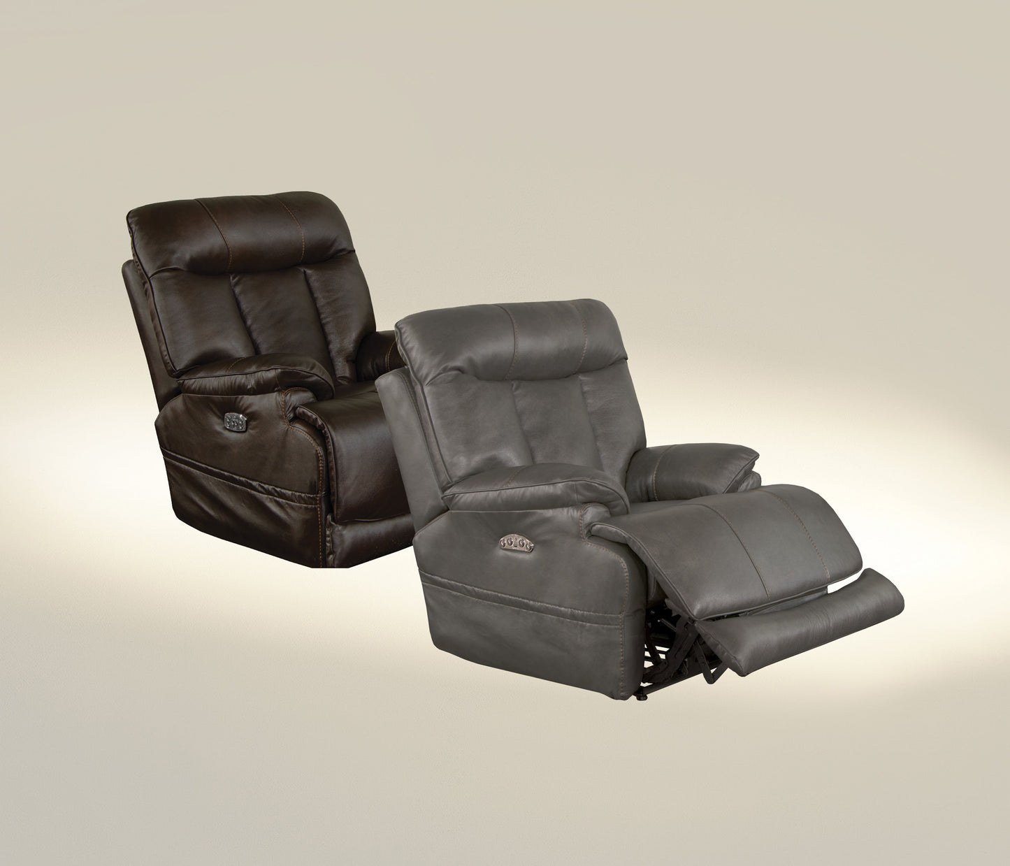 Naples - Power Headrest With Lumbar Power Lay Flat Recliner