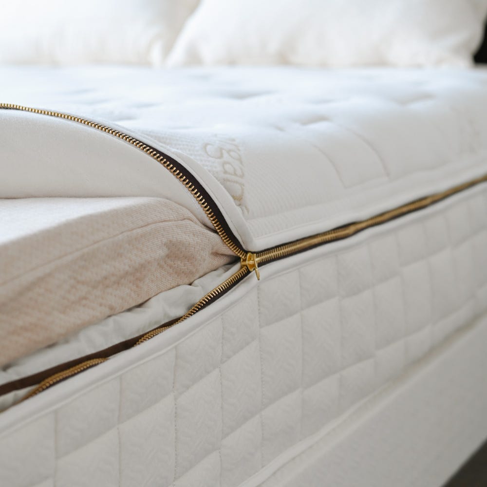 Naturepedic EOS Classic mattress in a bedroom