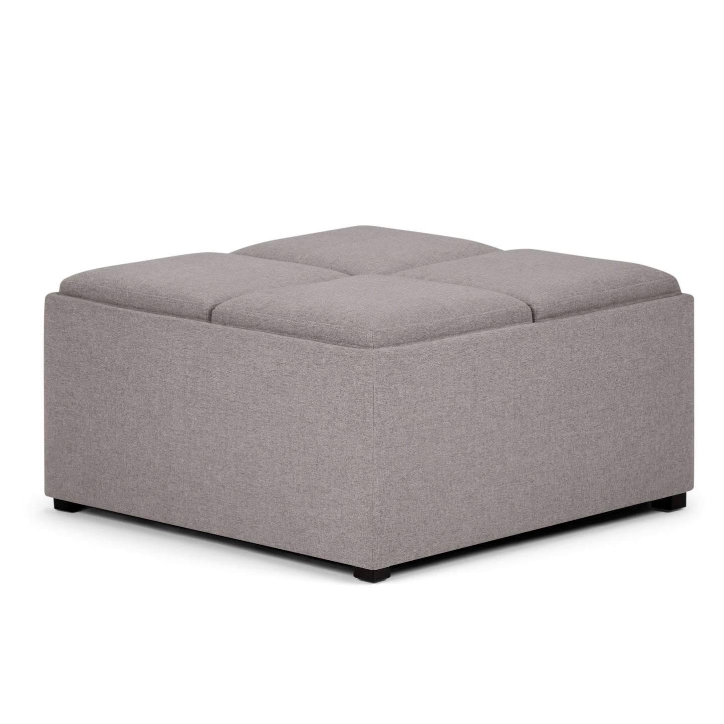 Avalon - Square Coffee Table, Storage Ottoman