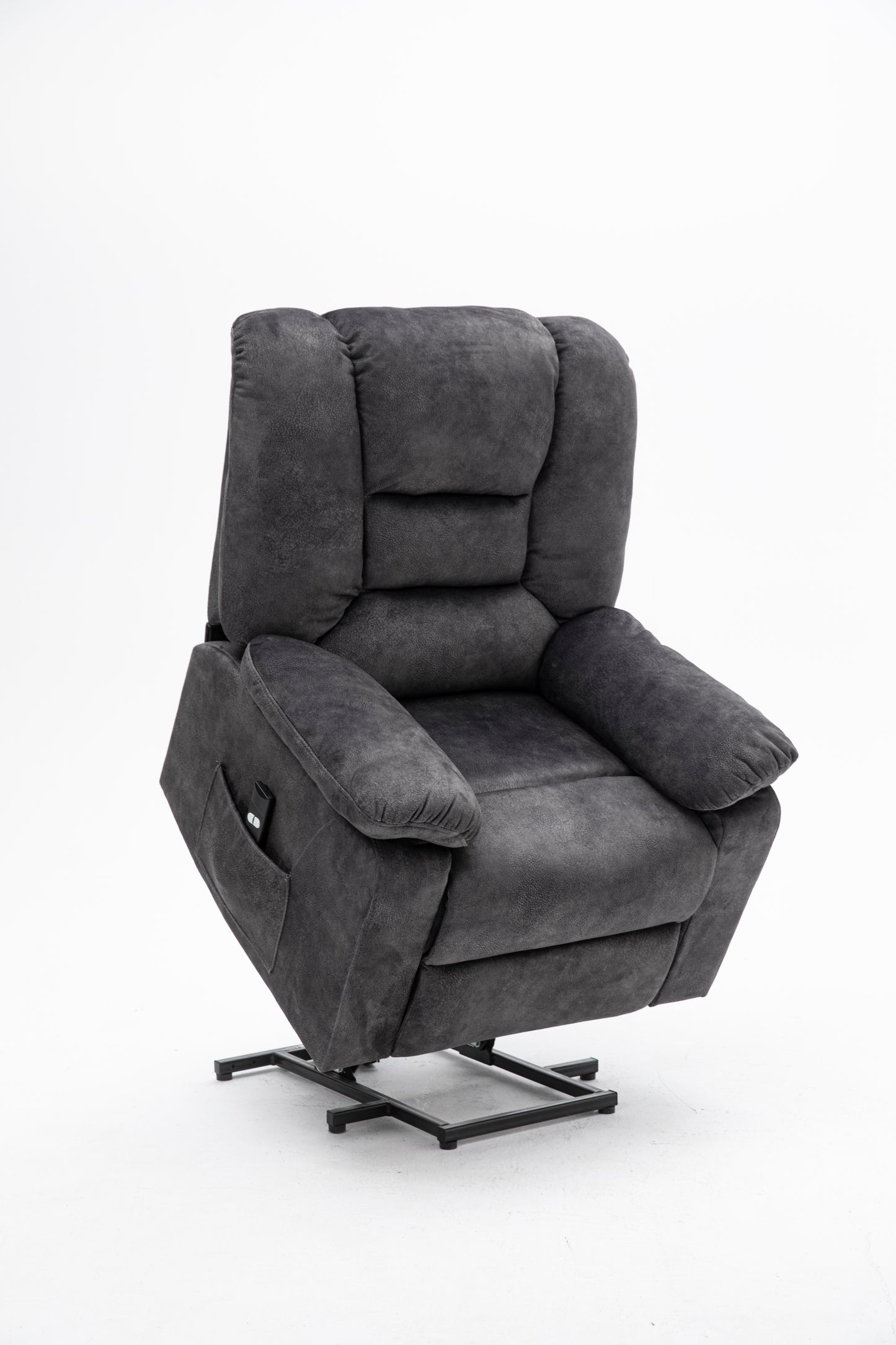 Reclining Lift Chair with Heat and Massage - Gray