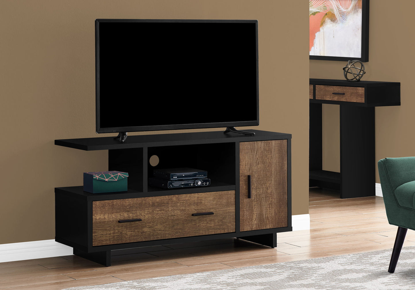 TV Stand, Console, Media Entertainment Center, Storage Cabinet, Drawers, Contemporary & Modern