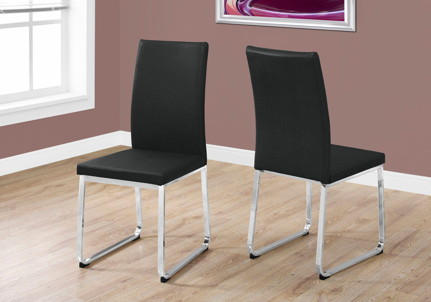 Dining Side Chair, Upholstered For Dining Room, Modern (Set of 2)