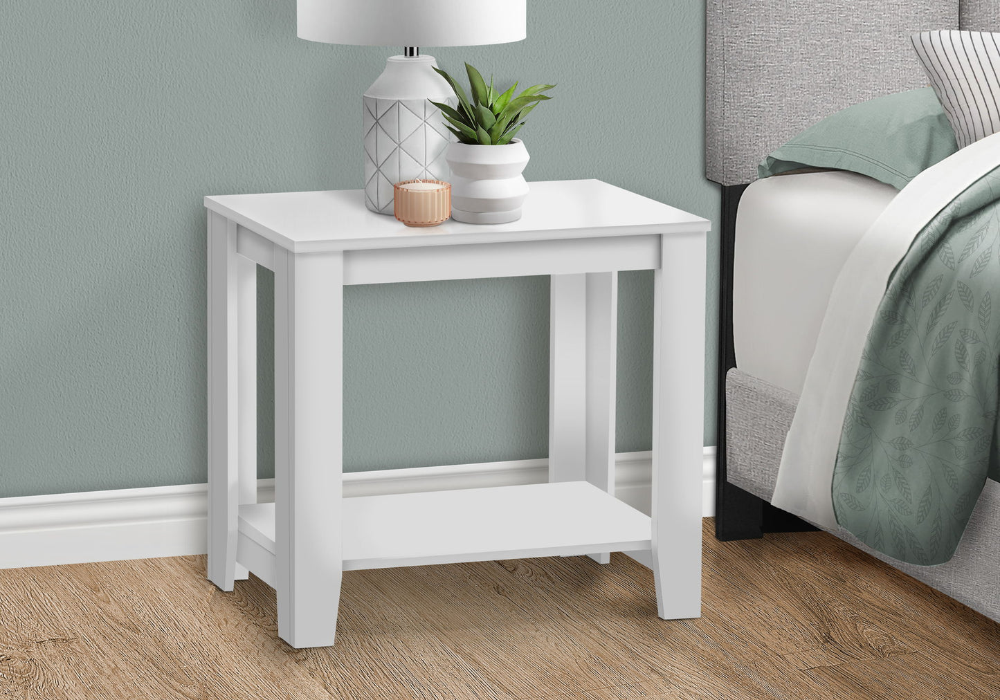 Accent Table, Side Transitional, Elegant Design