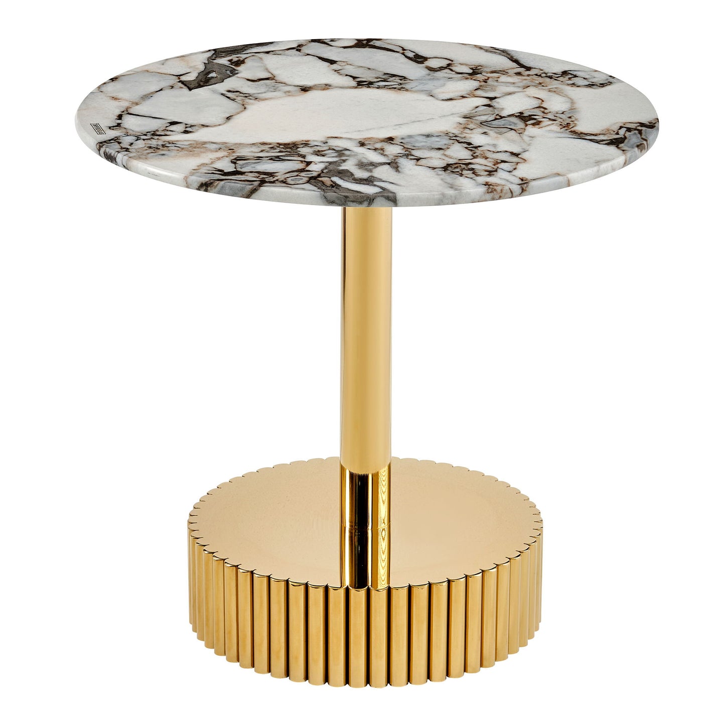 End Table For Living Rooms - Gold / White
