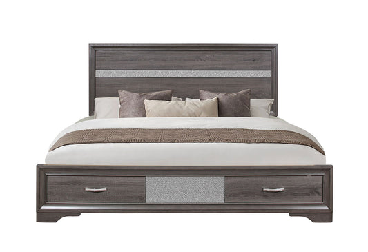 Seville - Queen Bed Side Rails - Gray