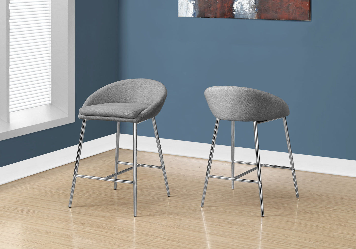 Swivel Stool Bar Height, Contemporary & Modern (Set of 2)