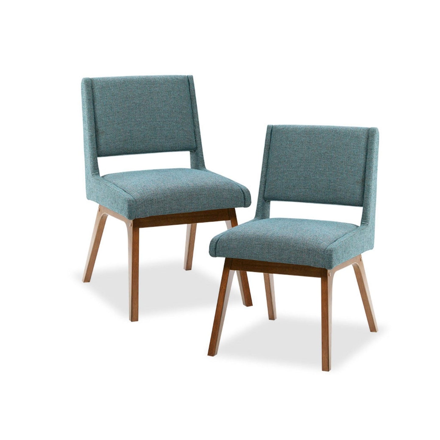 Dining Chair With Upholstered Seat And Back (Set of 2) - Blue