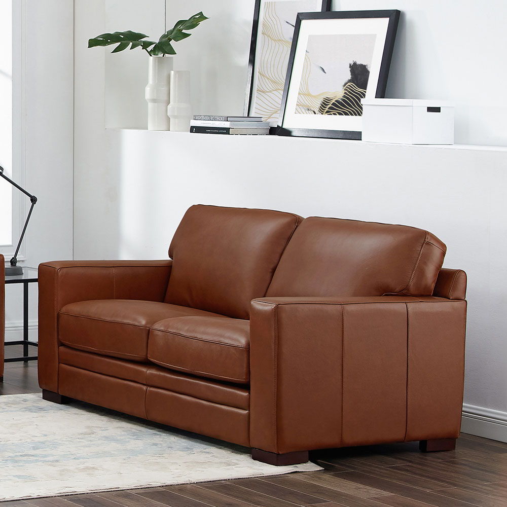 Dillon - Leather Loveseat