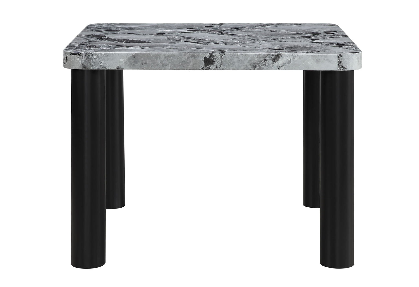 D5473 - 7 Piece Dining Room Set (Bar Table And 6 Bar Stools) - Black / Gray