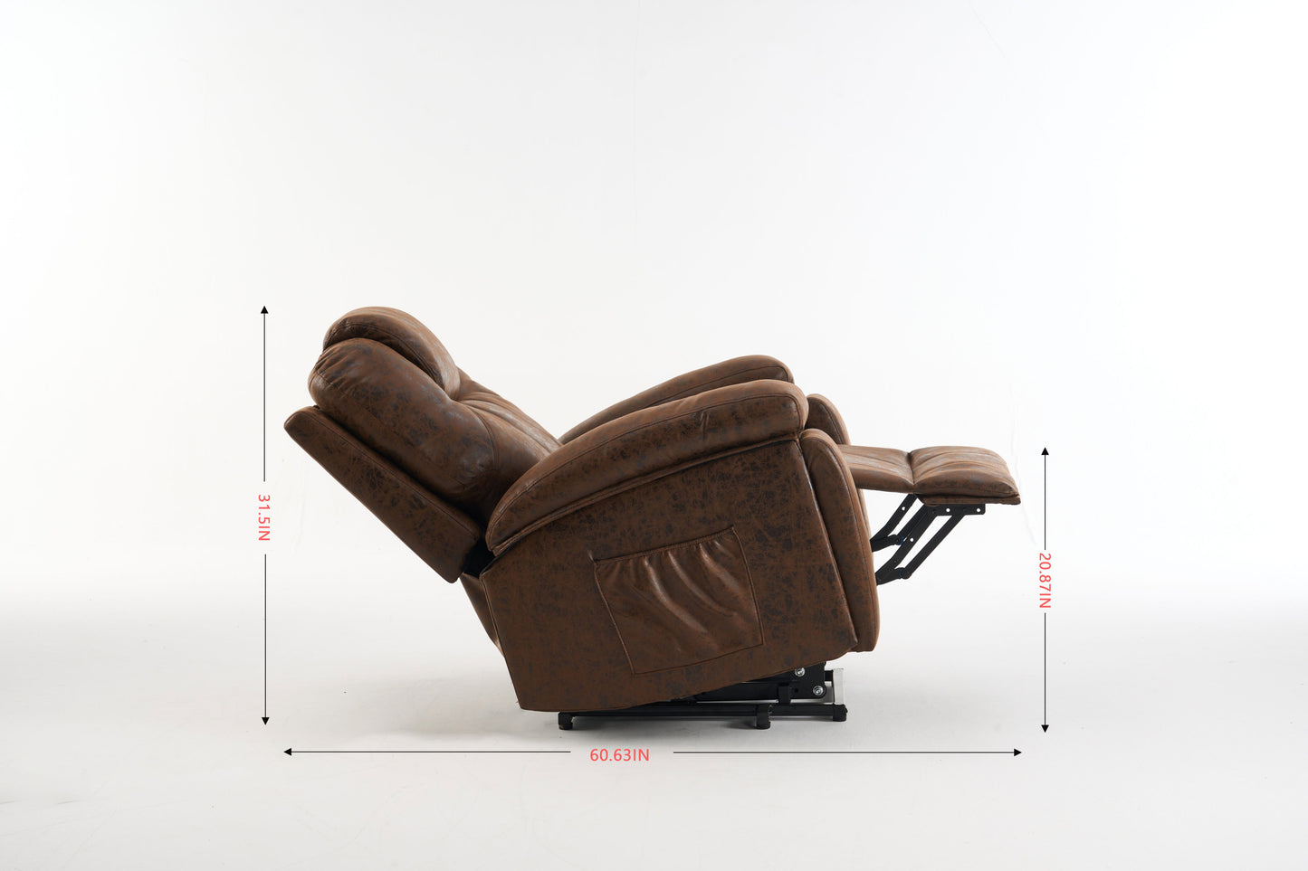 Power Lift Recliner Chair with Massage  Elderly, Overstuffed Wide Recliners, Heavy Duty and Safety Motion Reclining Mechanism