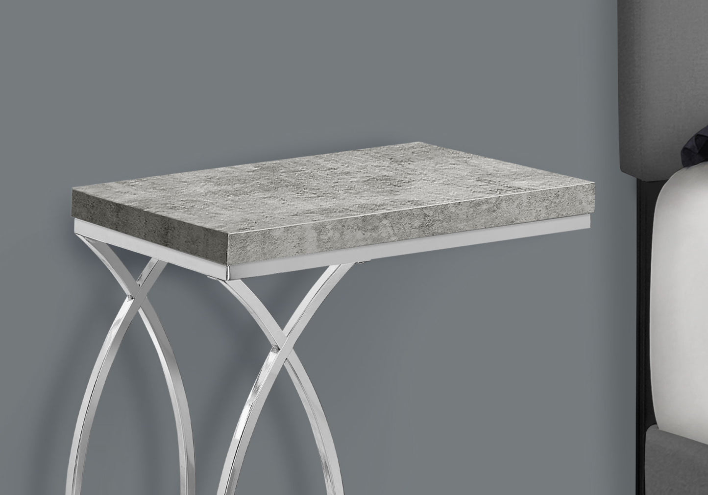 Accent Table, C - Shaped, Contemporary & Modern Design