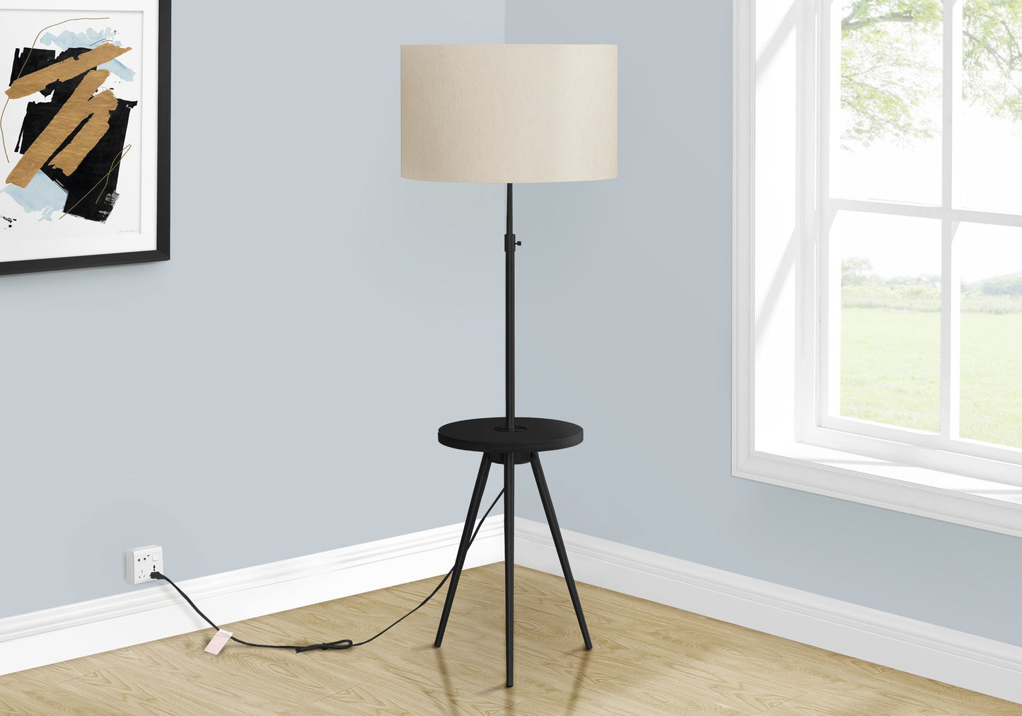 Floor Lamp, Lighting, Contemporary - Black