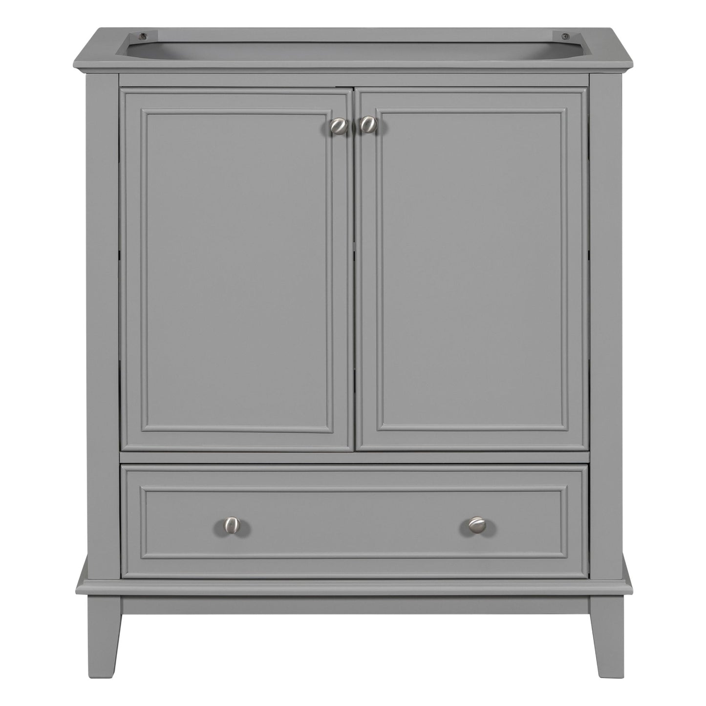 Modern Bathroom Vanity Base Only With Doors And Drawer