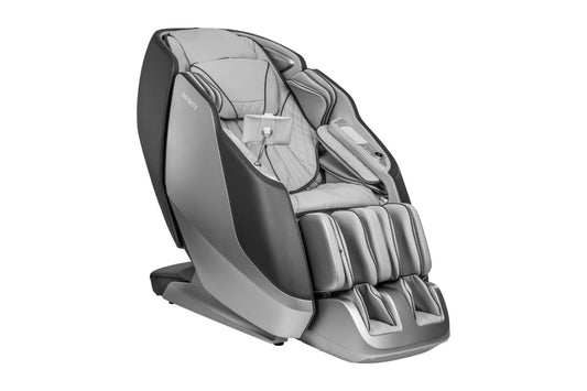Infinity Sensation 4D DualFlex Massage Chair in Silver/Gray