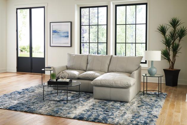 Jackson Ciampino — 2-piece right chaise in Ice