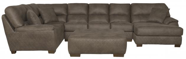 Jackson Royce — 3-piece large right chaise in Taupe