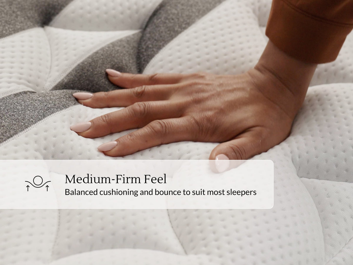Leesa Legend Chill Hybrid mattress in a bedroom