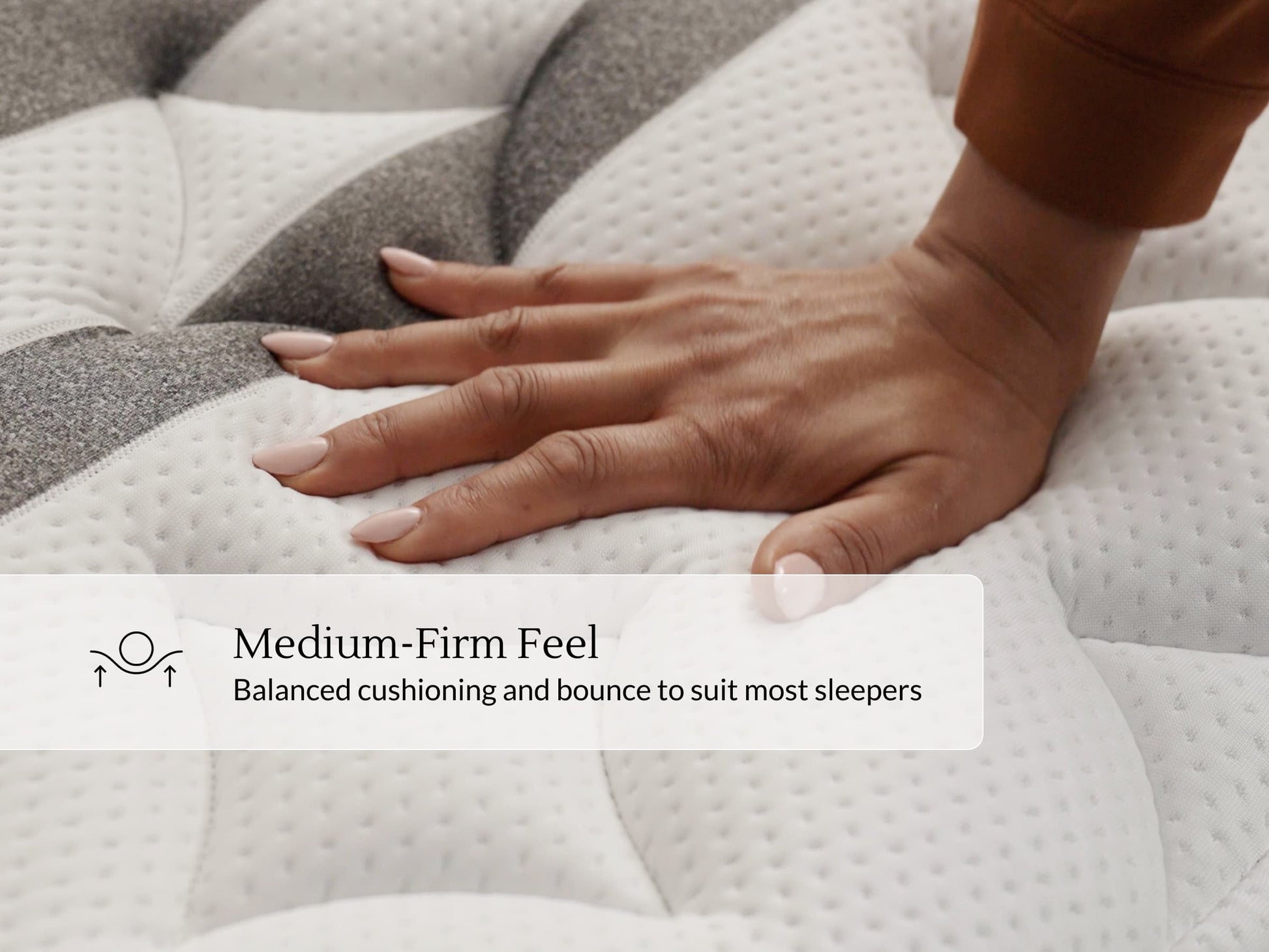 Leesa Legend Chill Hybrid mattress in a bedroom