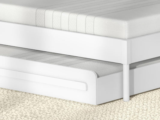 Leesa Trundle Mattress in a trundle bed setup