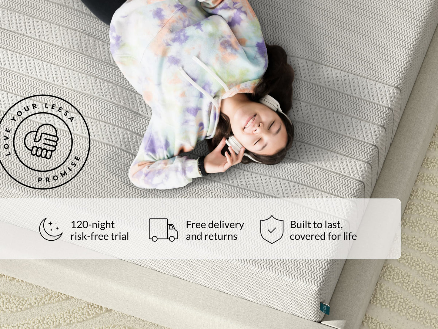 Leesa Youth Mattress foam layers
