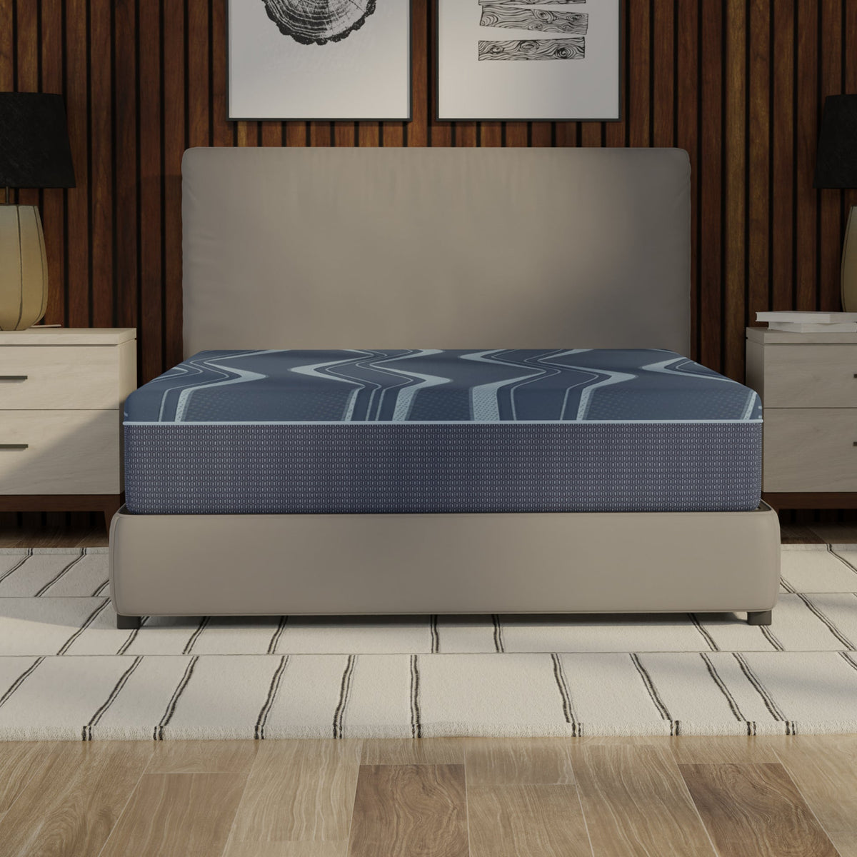 South Bay 12" ActiveAlign Reactive Copper Zoned Mattress - Medium