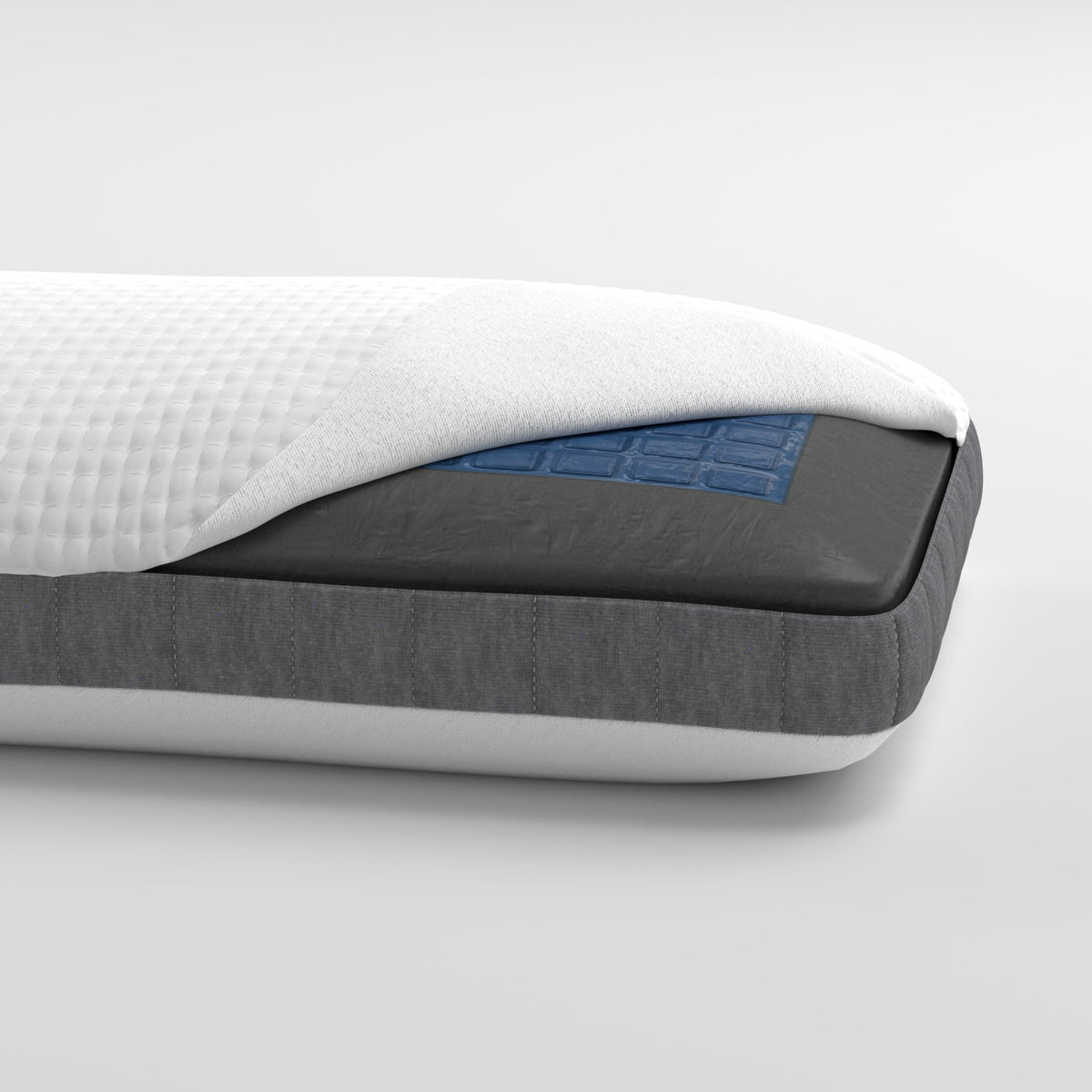 South Bay Bamboo Charcoal and Cooling Gel Two-Sided Memory Foam Pillow