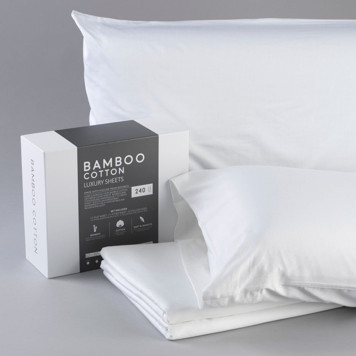South Bay Bamboo Cotton Luxury Bed Sheets - Viscose from Bamboo