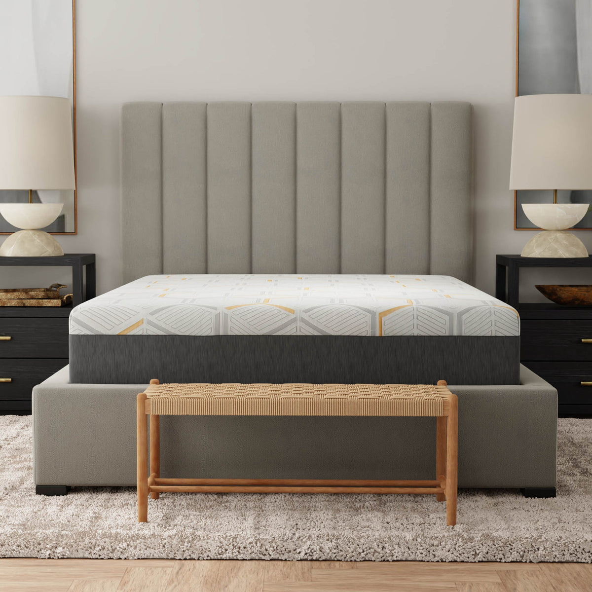 South Bay 12" Copper Gel Infused Memory Foam Mattress - Medium