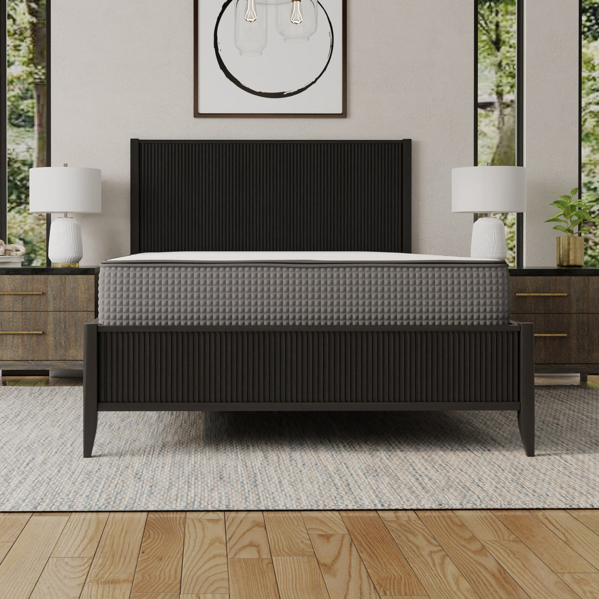 South Bay 12" iSwitch Flippable Two-Sided Mattress - Medium Firm / Medium Soft