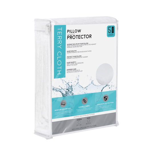 South Bay Terry Cloth Pillow Protector