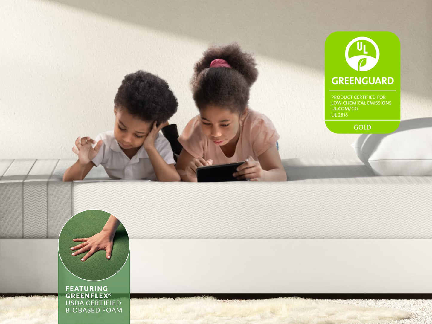 Leesa Kids Mattress product view