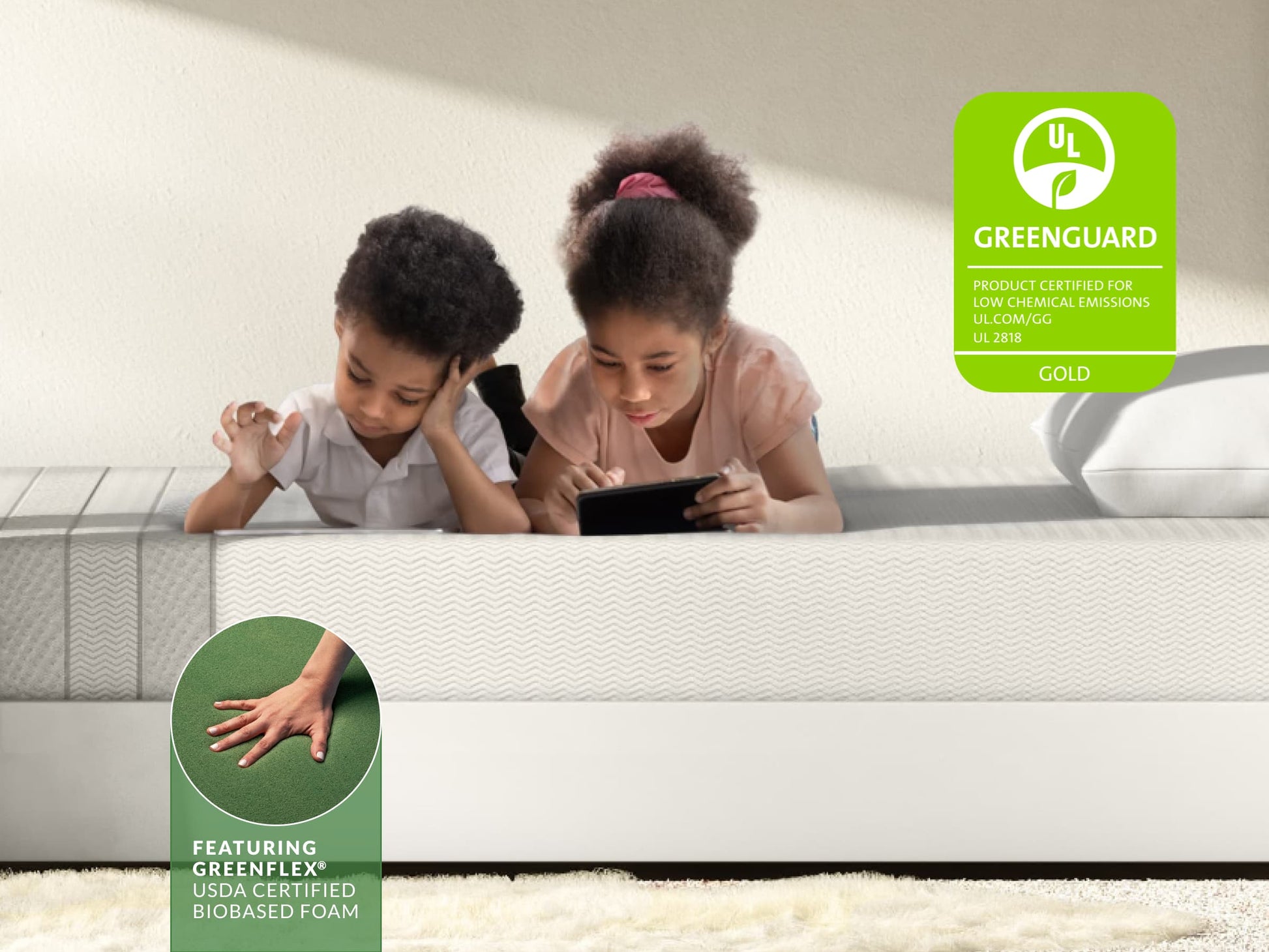 Leesa Kids Mattress product view