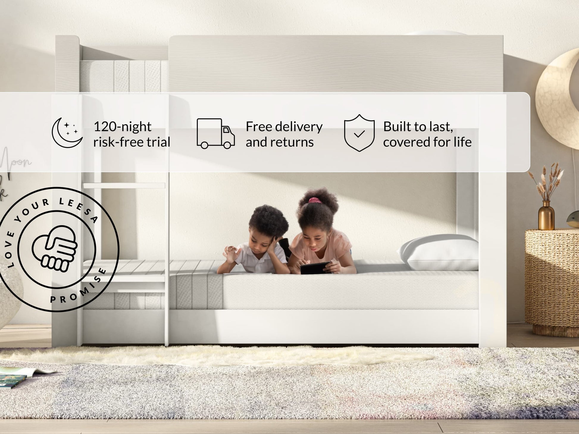 Leesa Kids Mattress foam layers